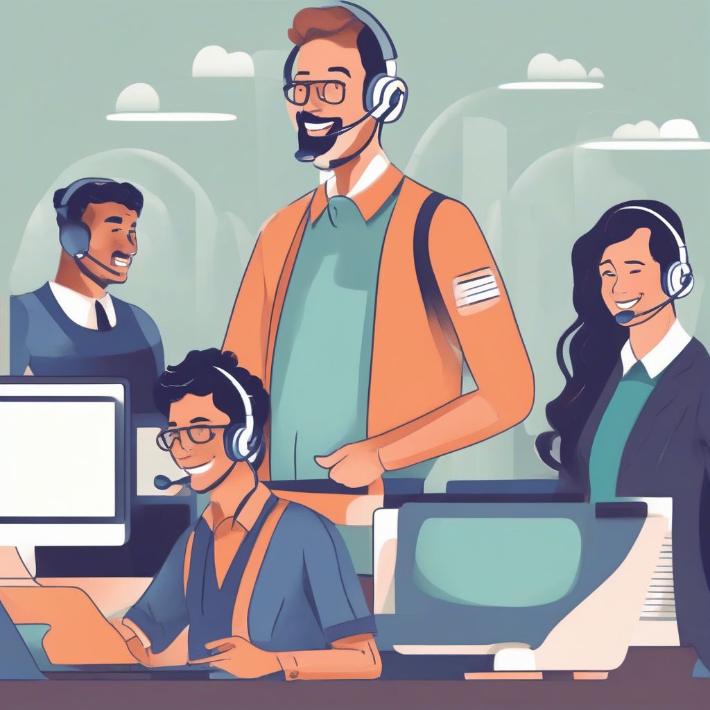 Illustration Representing Customer Support